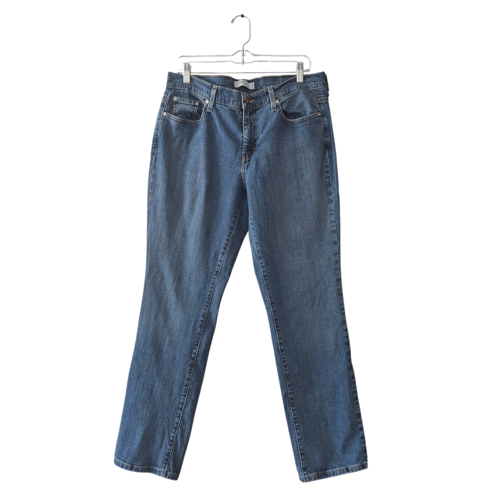 ​Levi's Jeans Women's Size 12M Denim 505 Straight Leg Medium Wash Stretch Comfy